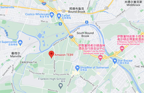 TEB9倉庫位于倫道夫路601號，薩默塞特，新澤西08873