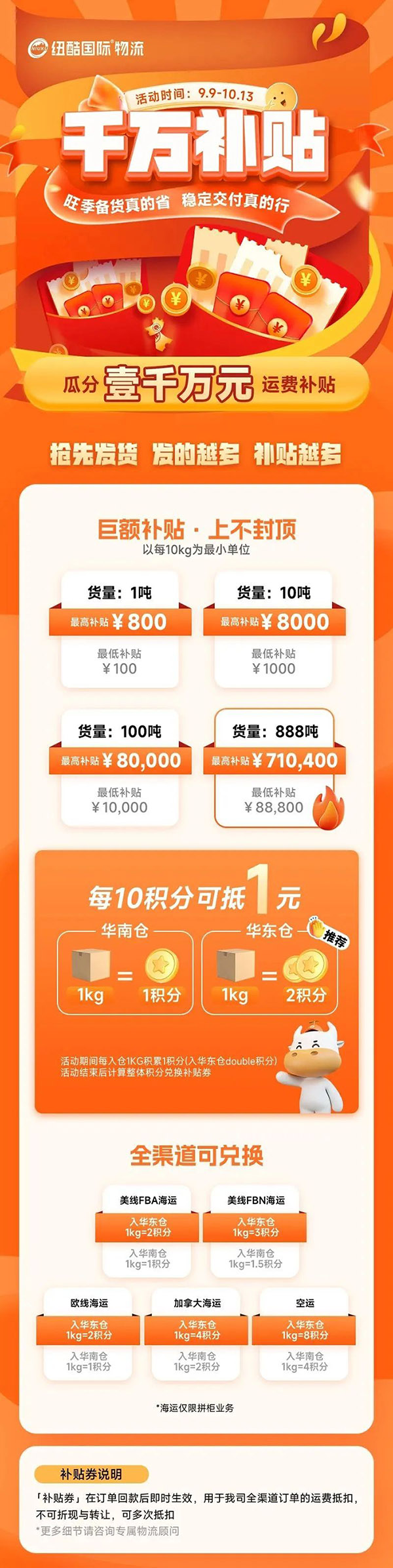 亞馬遜fba貨代真的??！千萬級運費補貼，旺季備貨真的省，紐酷國際物流穩定交付真的行！	